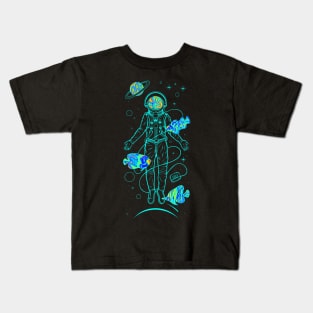 Music And Space To Tripping Forever Kids T-Shirt
